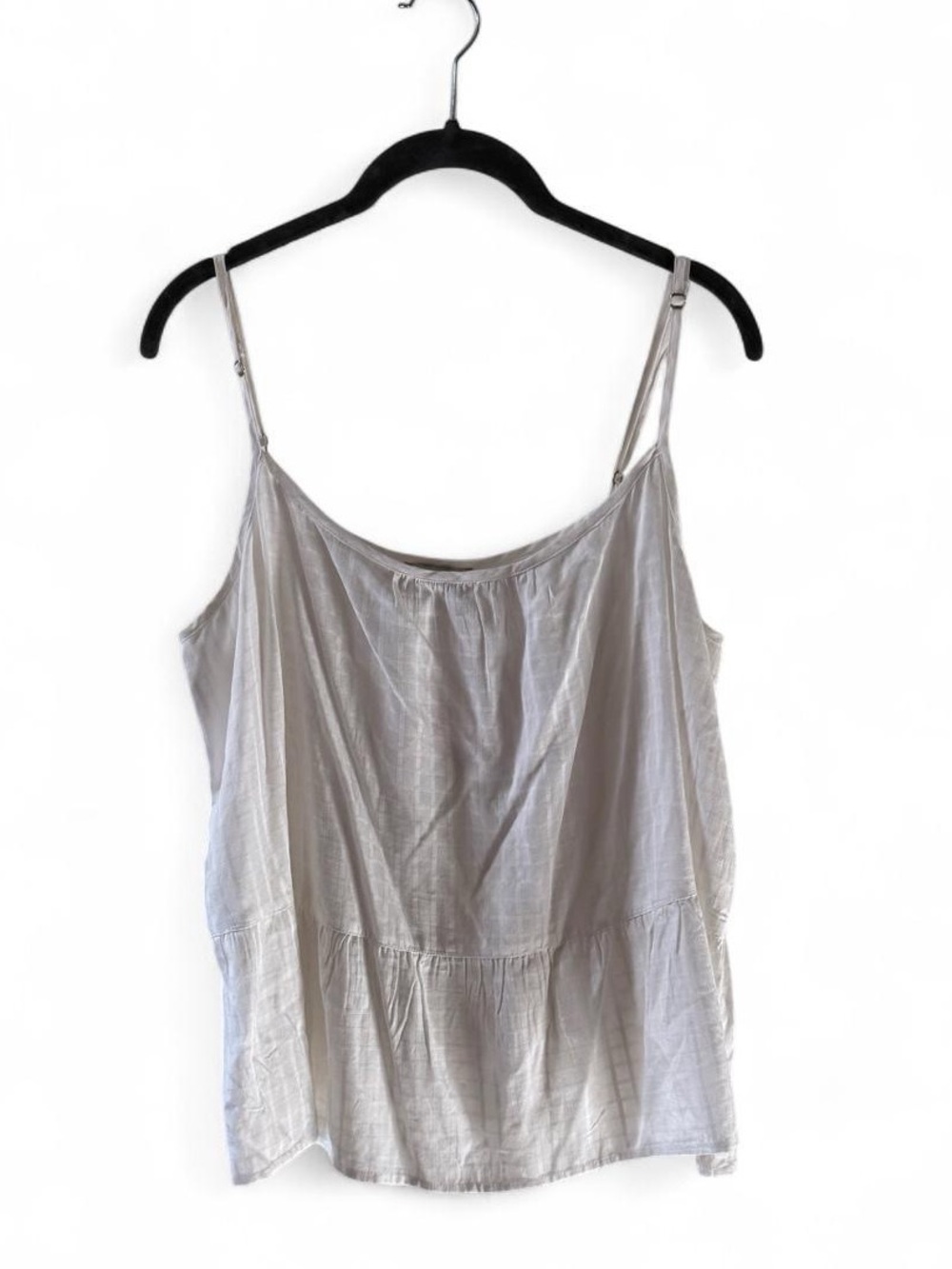 LOFT White Tiered Peplum Cami Tank Top
Office Style XL